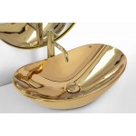 Накладной умывальник Rea Royal Gold